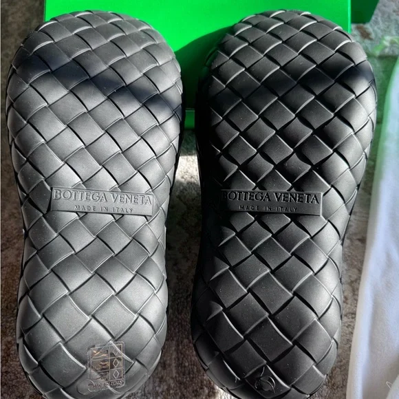Bottega Veneta Padded Intrecciato Slides